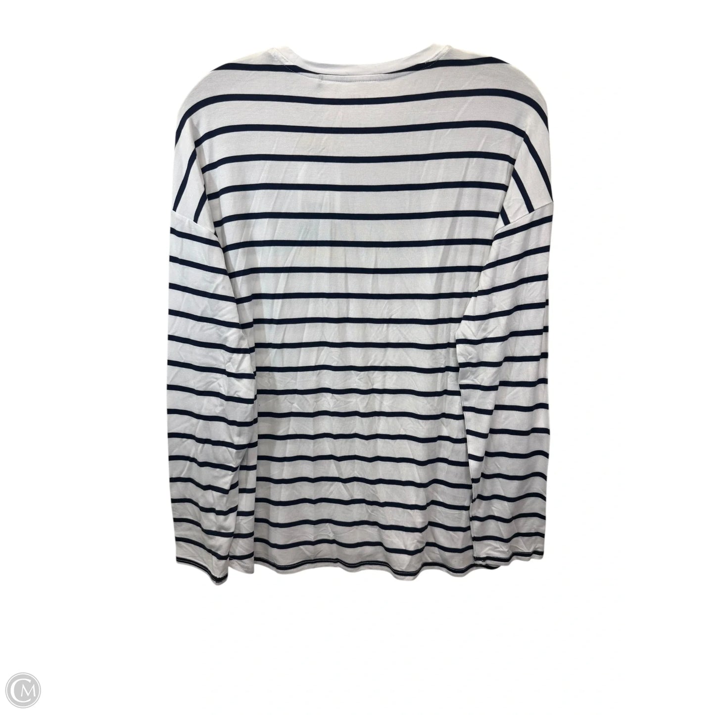 Top Long Sleeve By Gap In Striped Pattern, Size: S