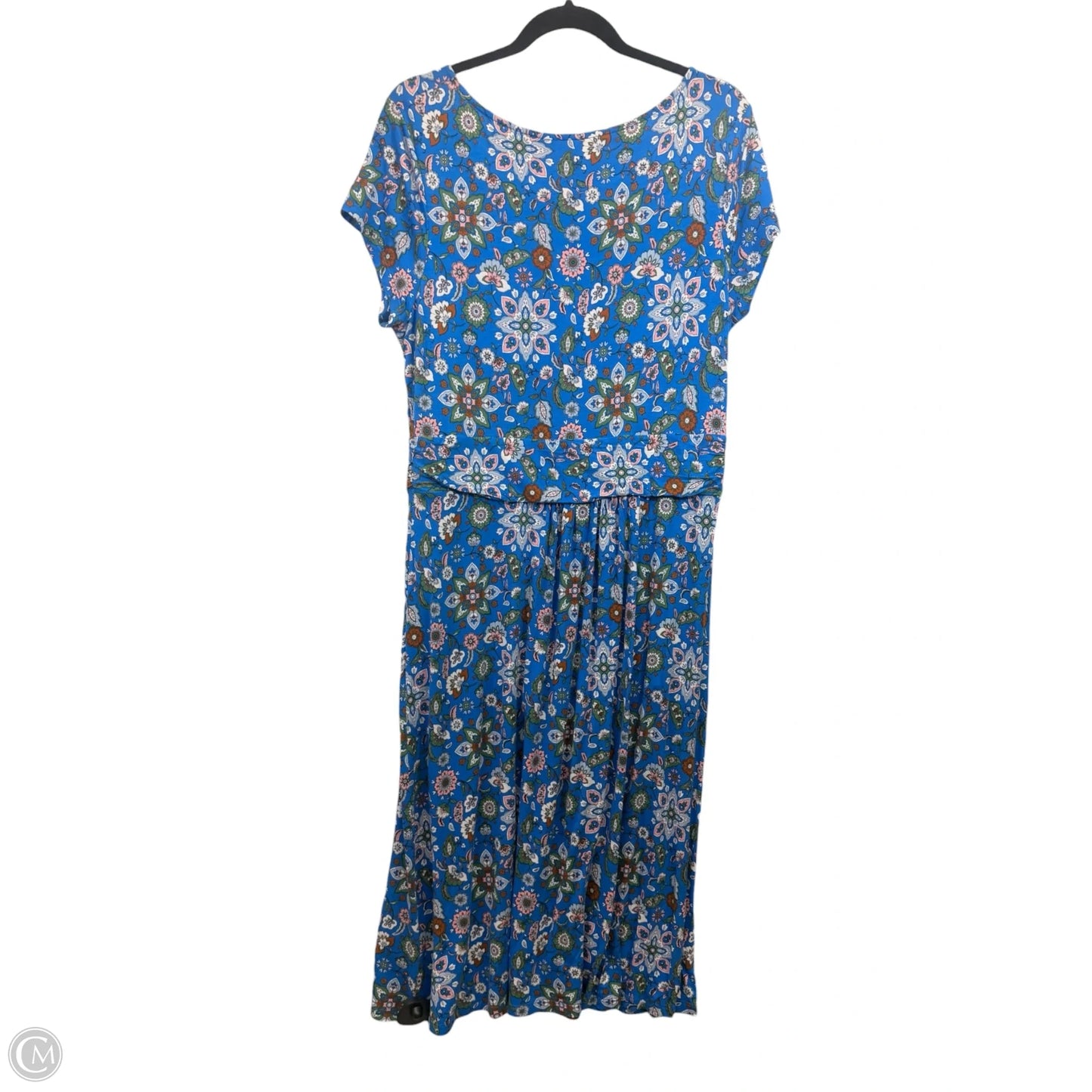 Dress Casual Midi By Boden In Floral Print, Size: L