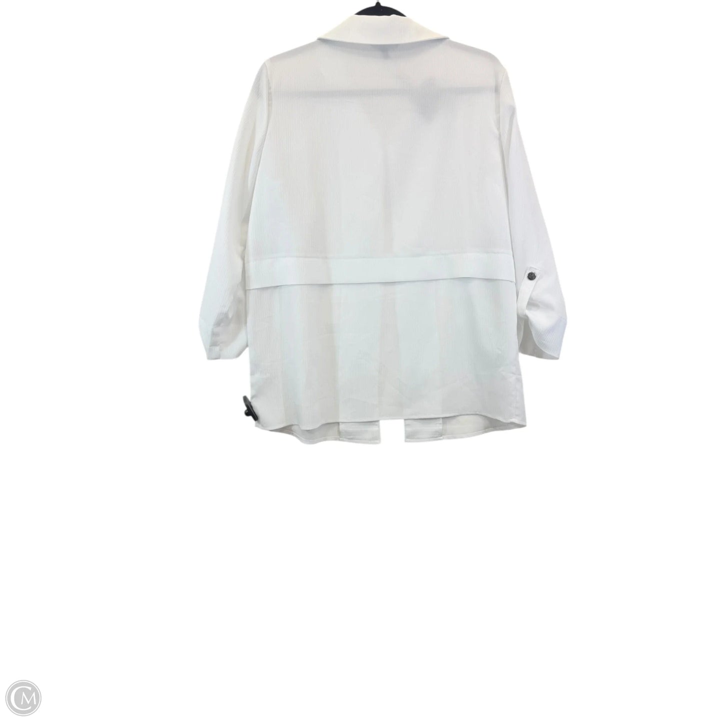 Cardigan By Ming Wang In White, Size: Xs