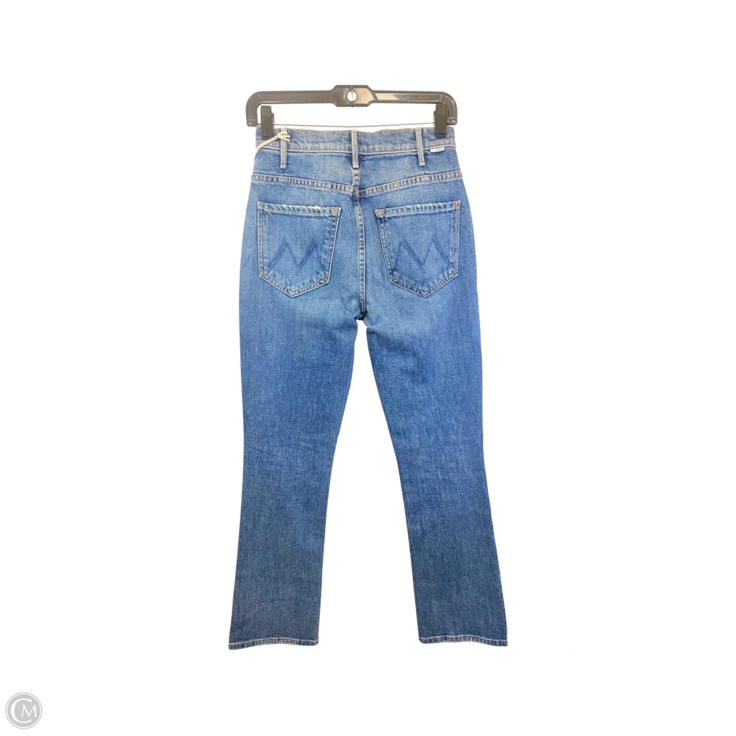 Jeans Cropped By Mother In Blue Denim, Size: 4