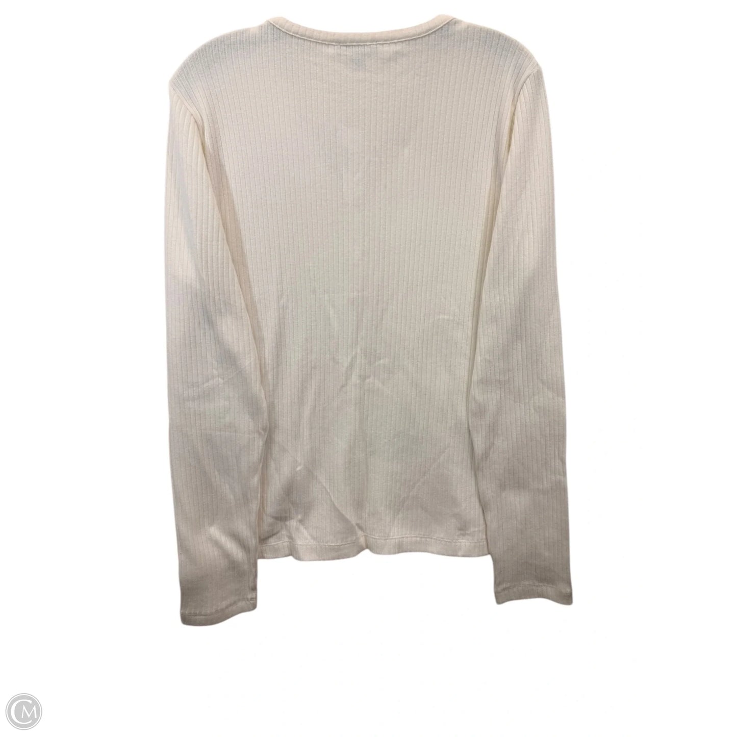 Top Long Sleeve By J. Crew In Cream, Size: Xl