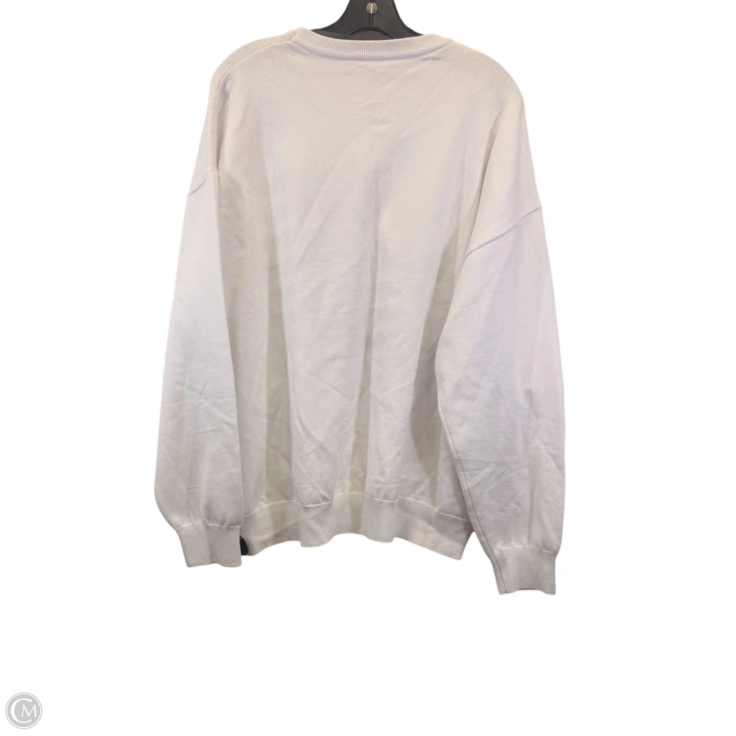 Sweatshirt Crewneck In Blue & Red & White, Size: Xxl