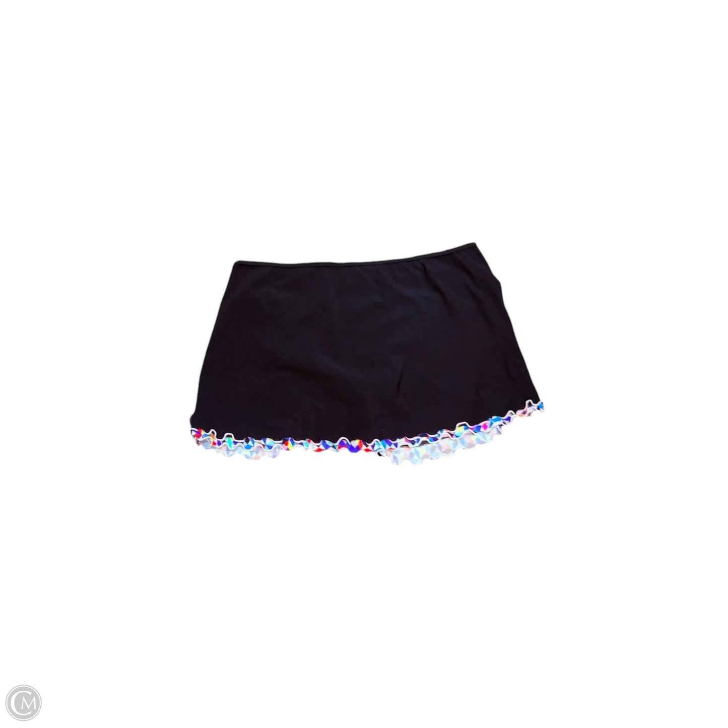 Swimsuit Bottom By Profile In Black & Blue, Size: Xl