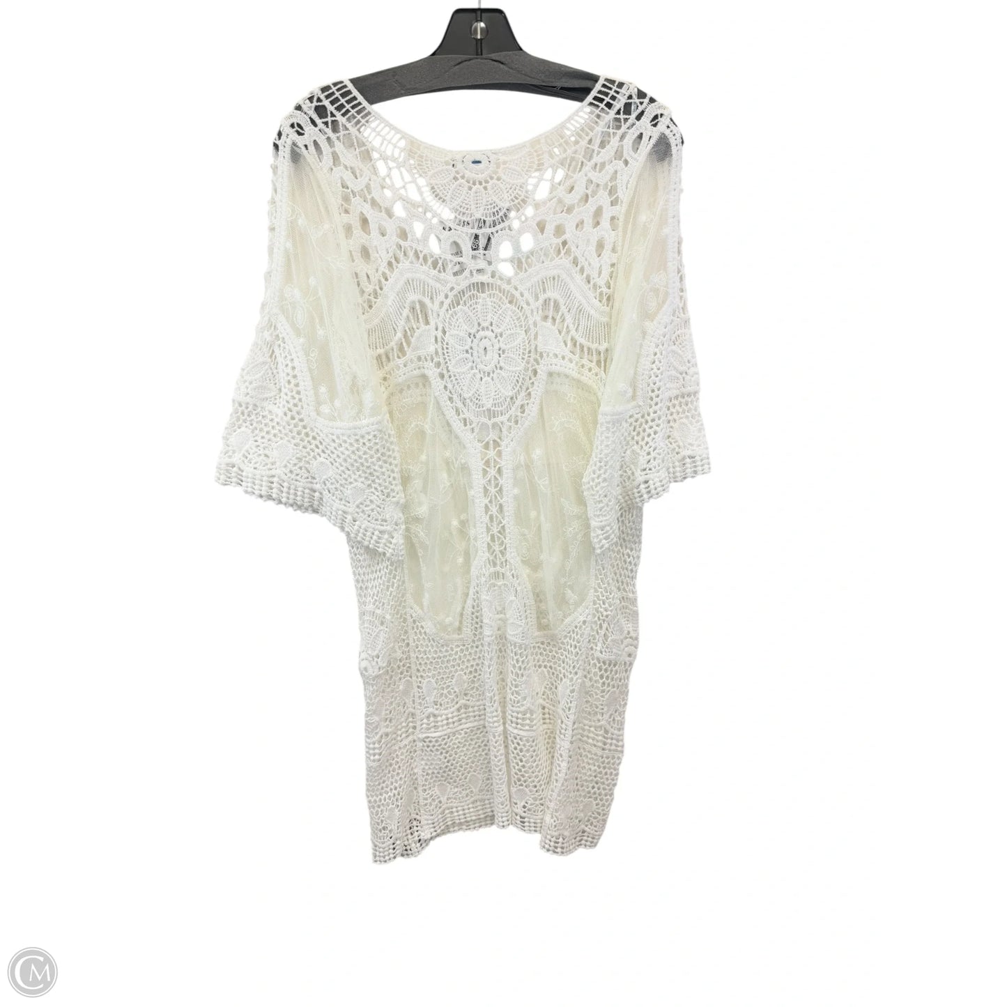 Swimwear Cover-up By Blue Island In White, Size: M
