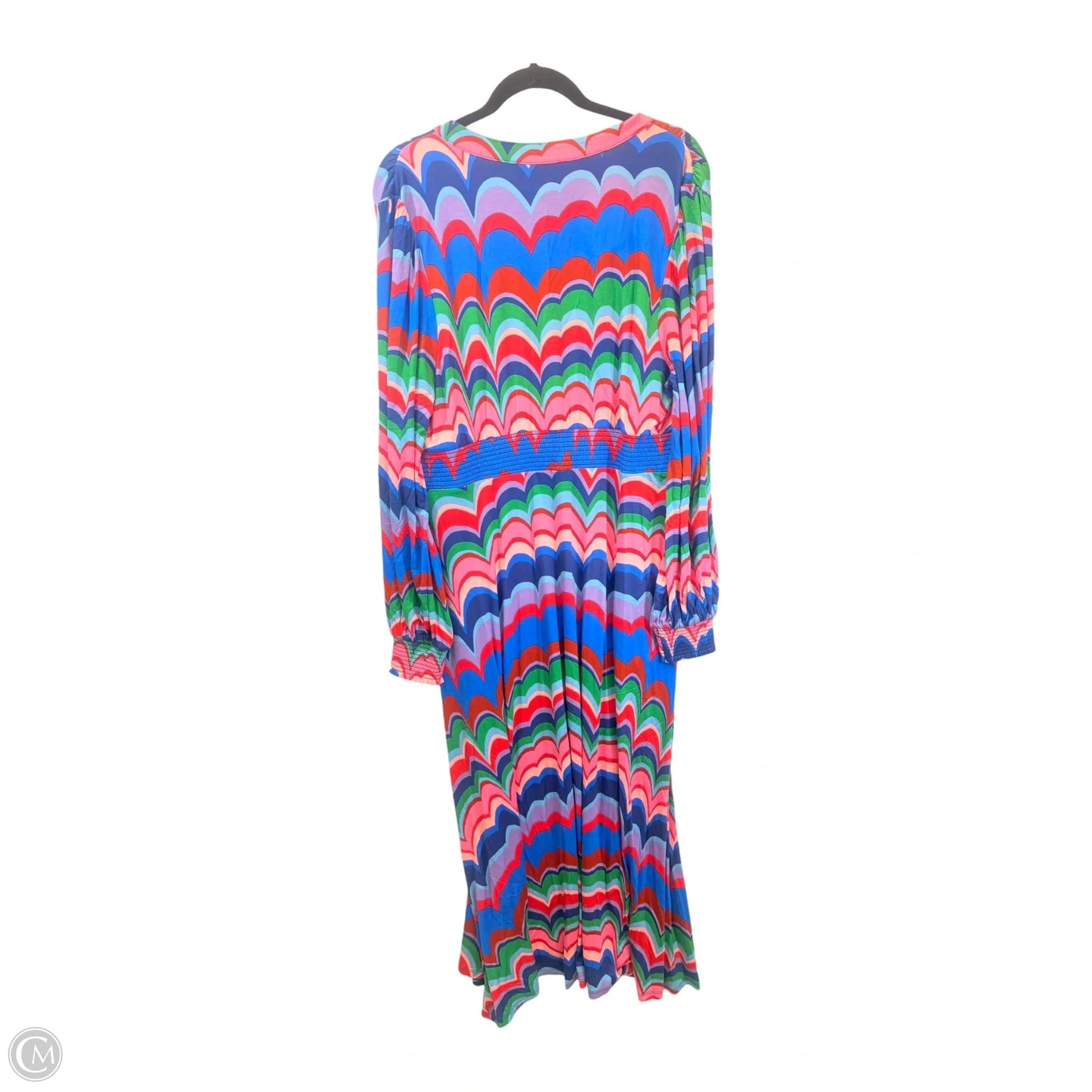 Dress Casual Maxi By Boden In Blue & Green, Size: Xl