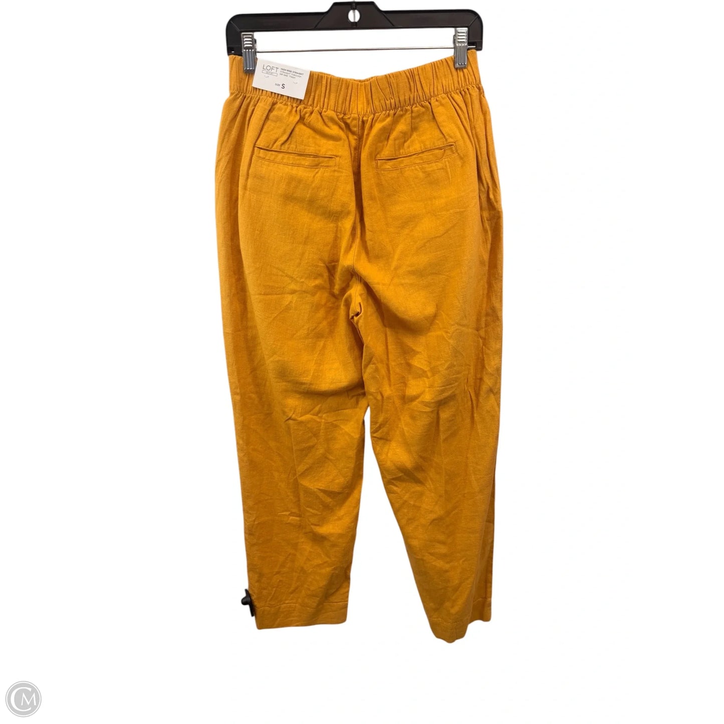 Pants Linen By Loft In Yellow, Size: S