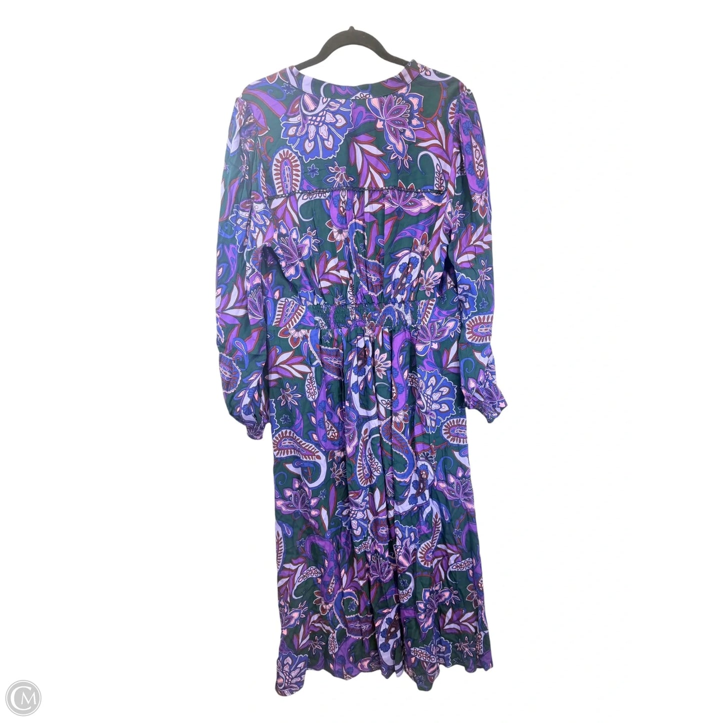 Dress Casual Maxi By Boden In Paisley Print, Size: Xl