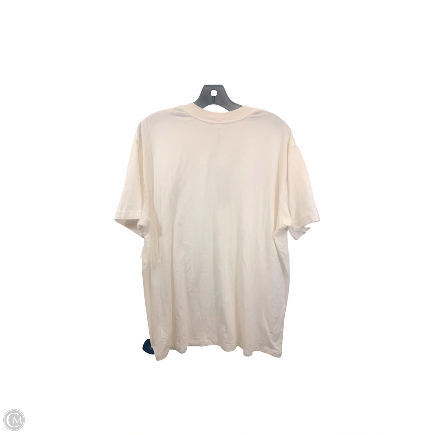 Top Short Sleeve Basic By Skims In Cream, Size: L