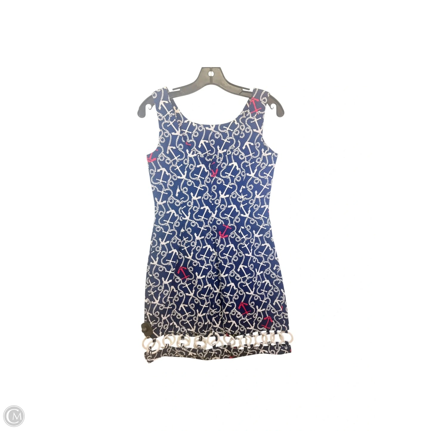 Dress Designer By Lilly Pulitzer In Blue & White, Size: 0
