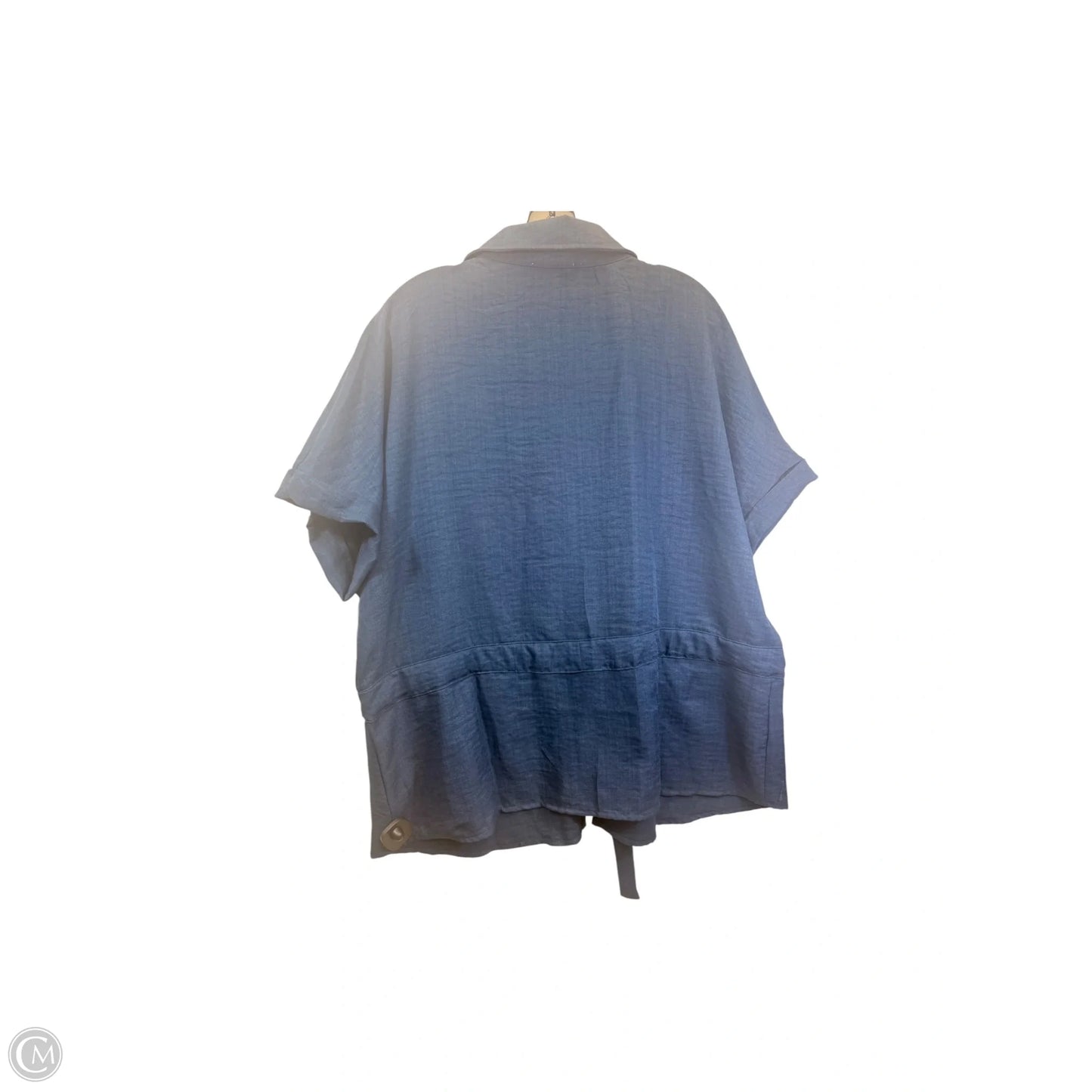 Top Short Sleeve By 3rd + Matt In Navy, Size: 2x