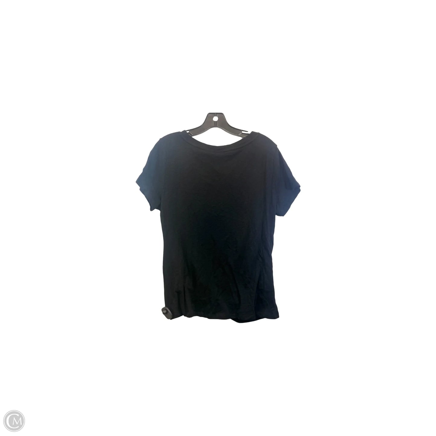 Top Short Sleeve Basic By Allison Joy In Black, Size: M