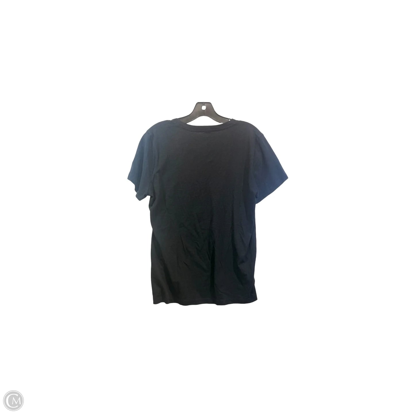 Top Short Sleeve Basic By Madewell In Black, Size: L