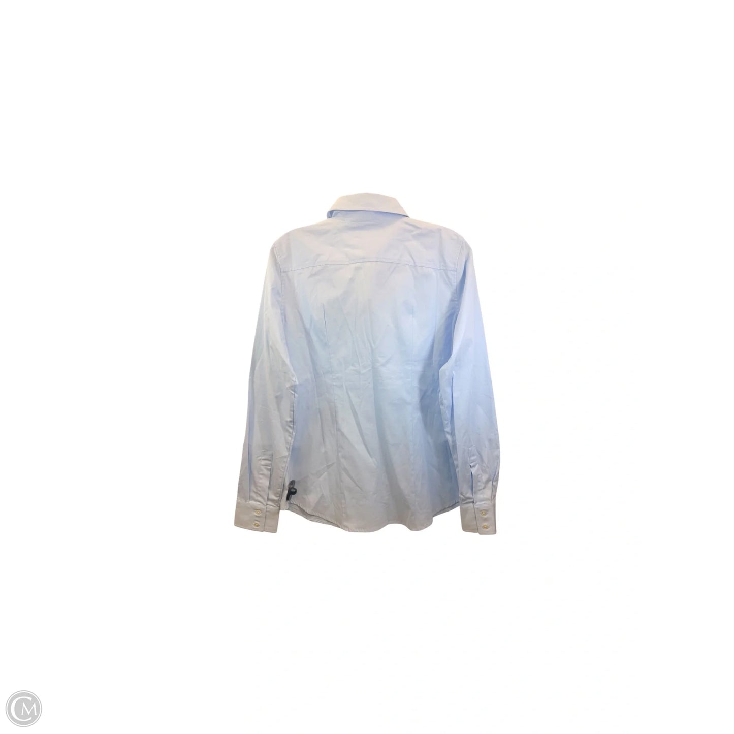 Top Long Sleeve By Banana Republic In Blue, Size: M