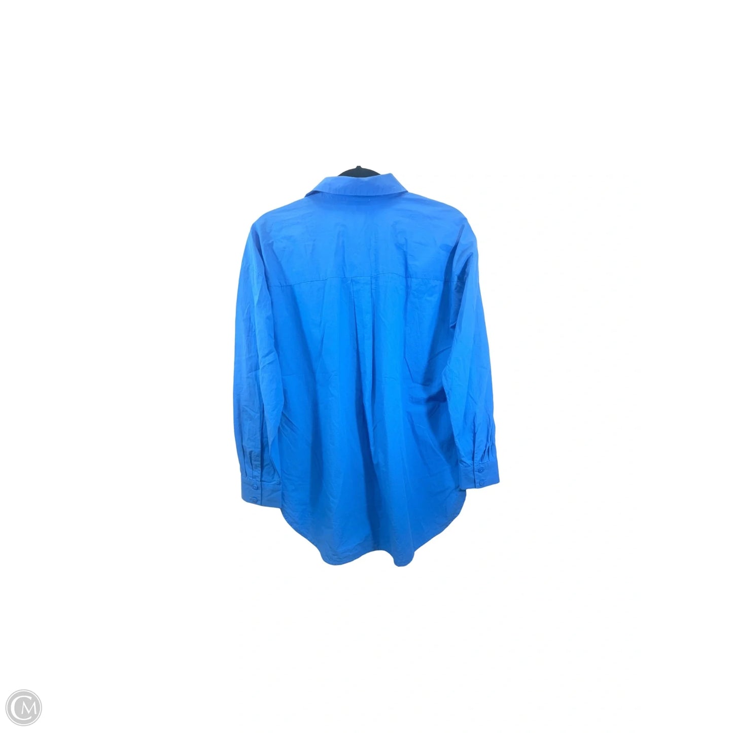 Top Long Sleeve By Eileen Fisher In Blue, Size: Sp
