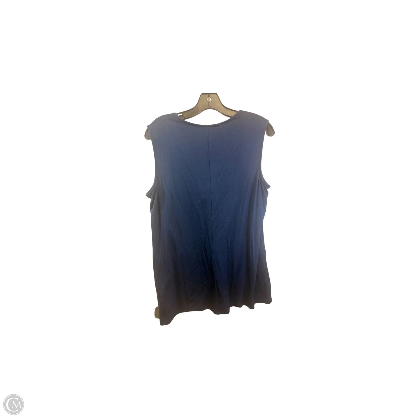 Top Sleeveless By Roz And Ali In Navy, Size: L