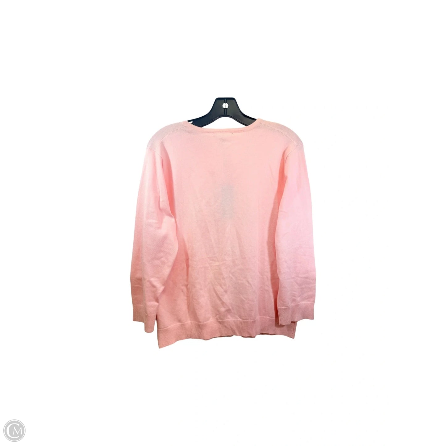 Cardigan By Cable And Gauge In Pink, Size: Xl