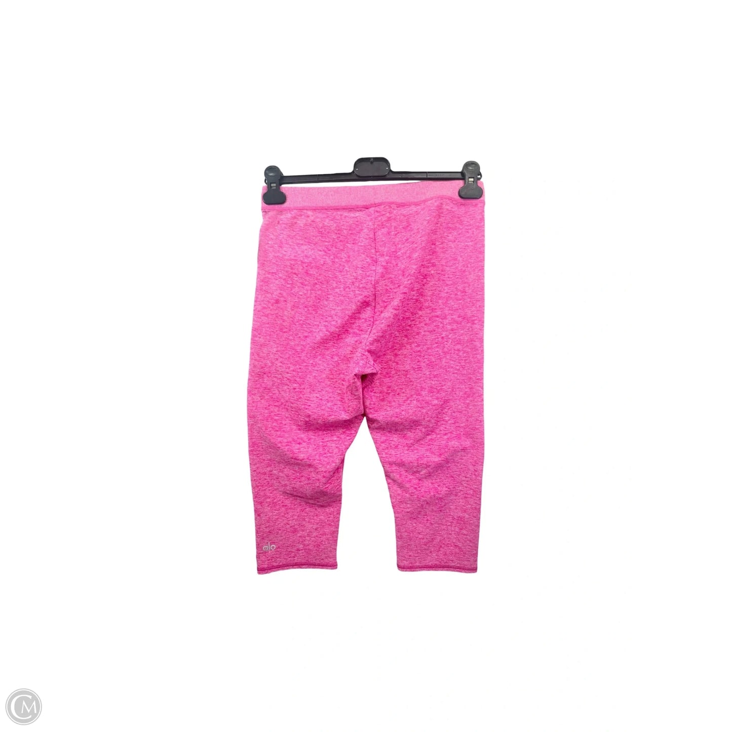 Athletic Leggings Capris By Alo In Pink, Size: L