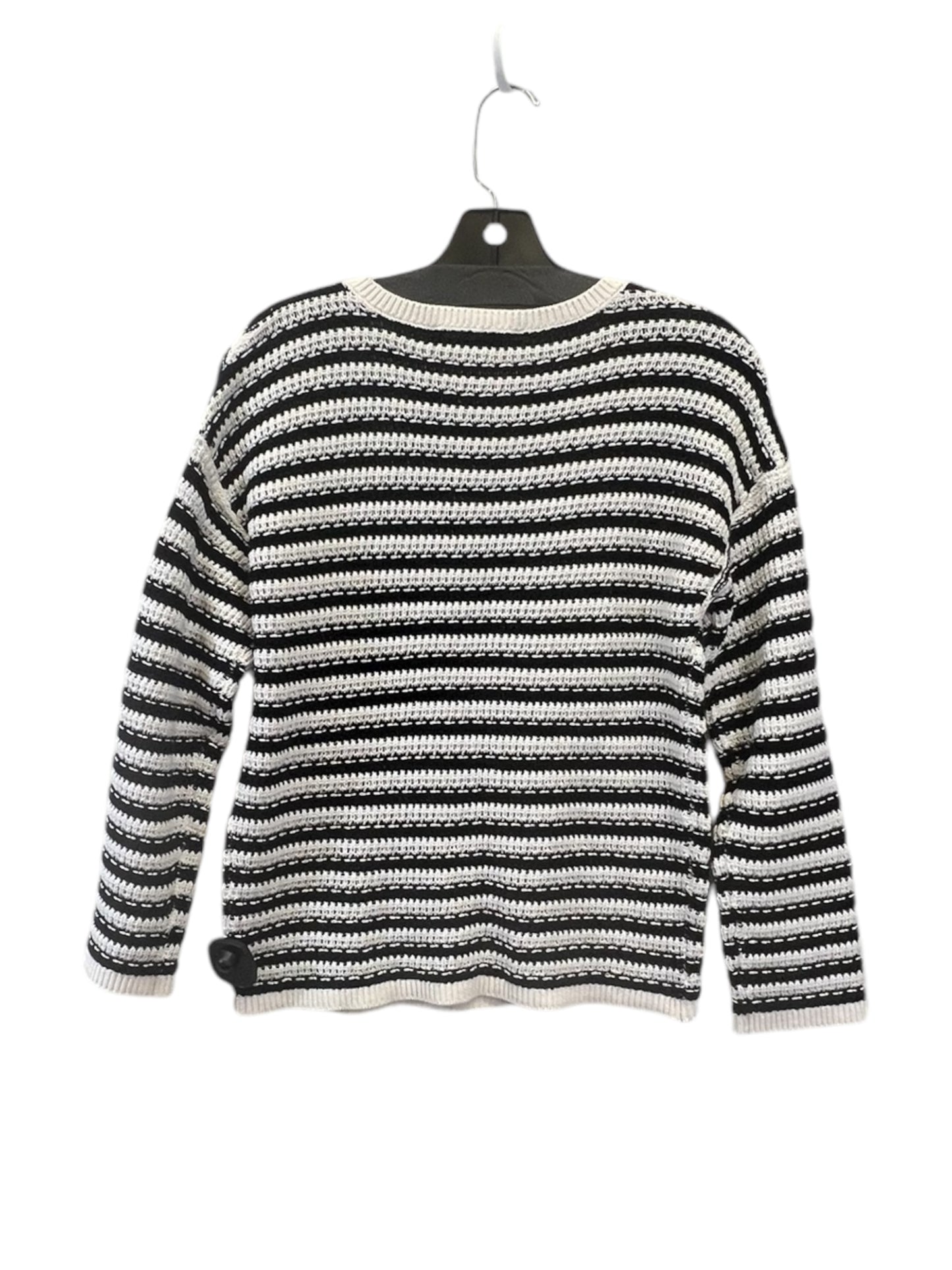 SWEATER LOFT in BLACK & WHITE, Size: PETITE S