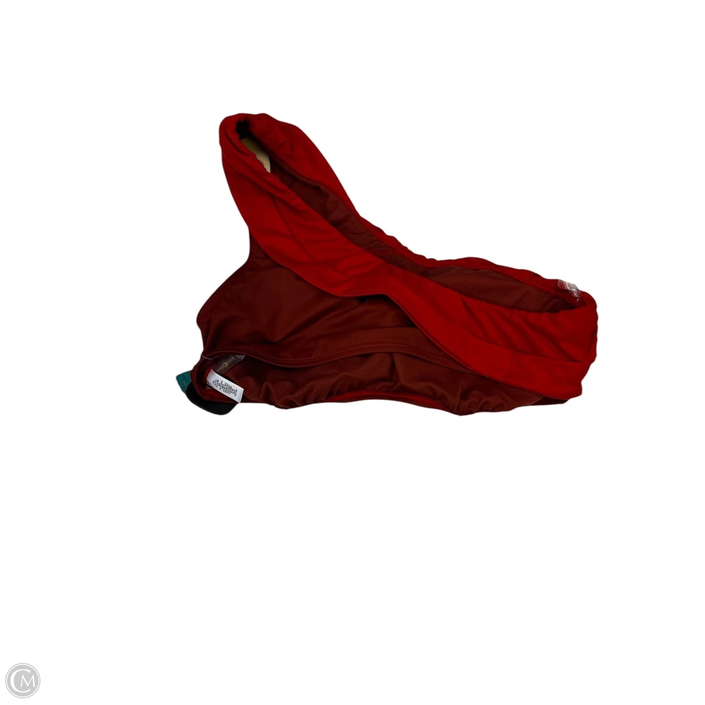 Swimsuit Top By Mynah In Orange & Red, Size: L