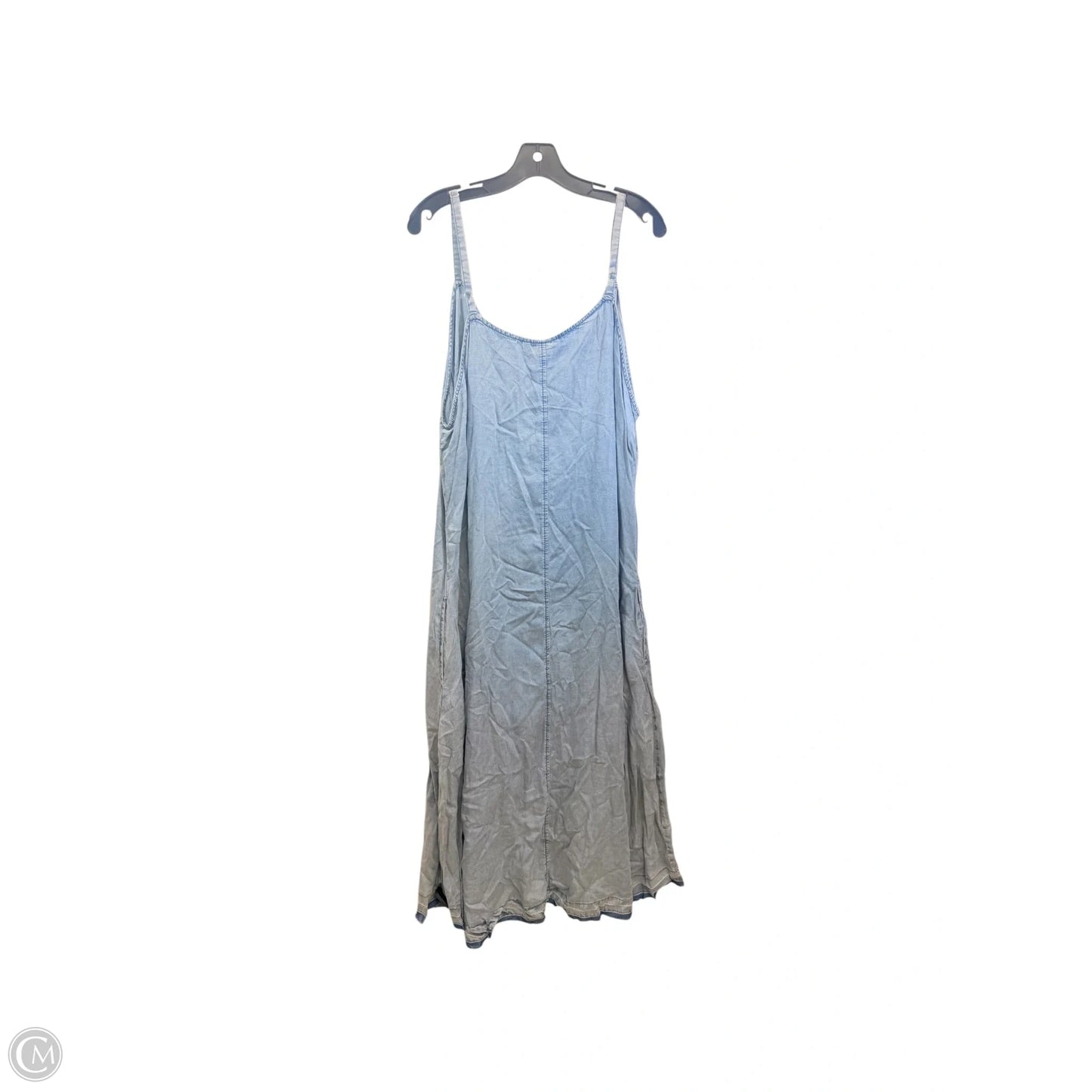 Dress Casual Maxi By Ashley Stewart In Blue Denim, Size: 3x