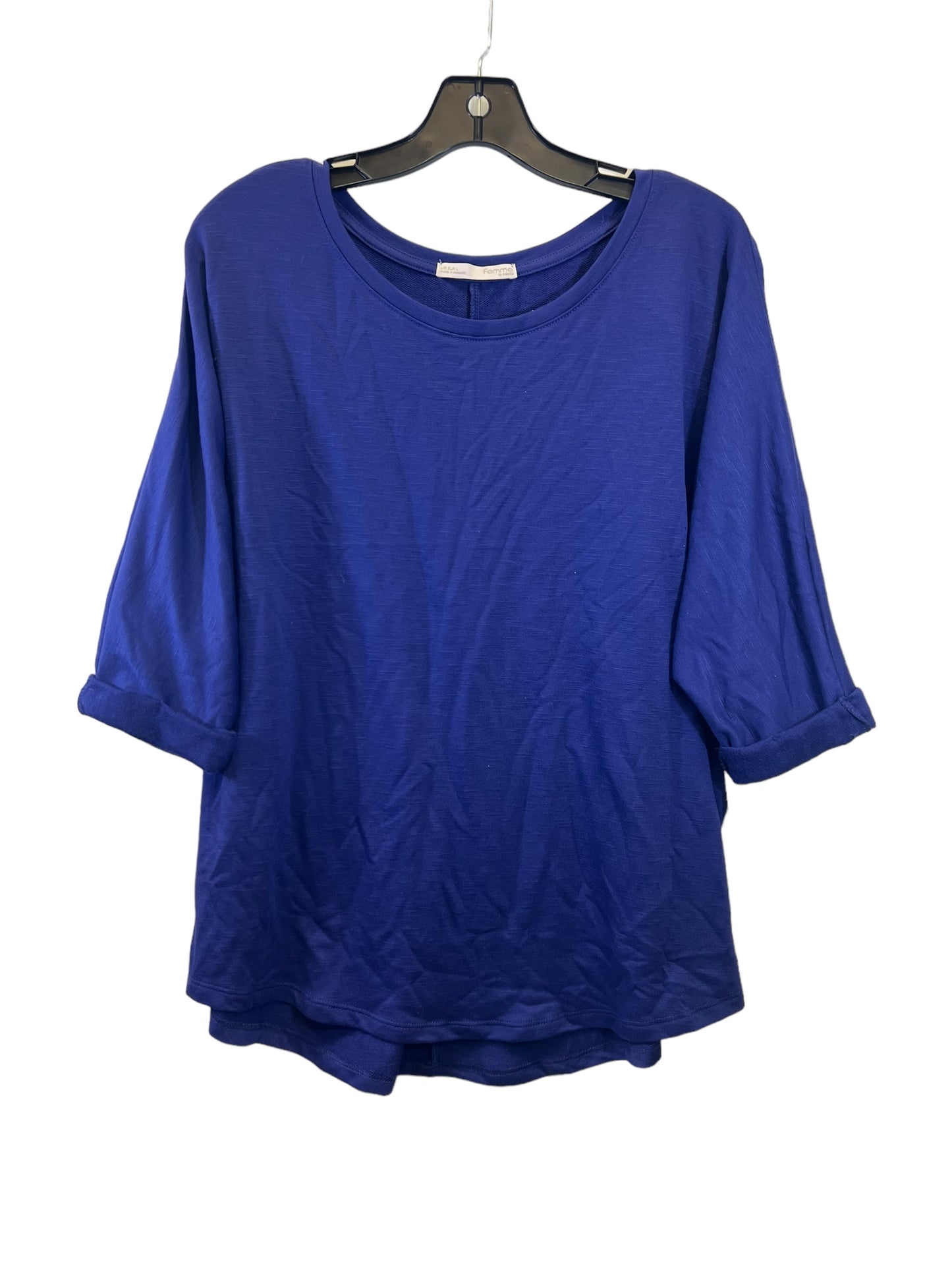 Top Short Sleeve Basic By Clothes Mentor Size: L