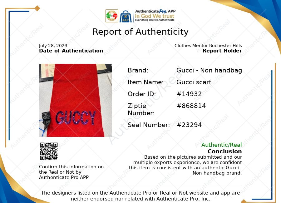 Scarf Luxury Designer By Gucci