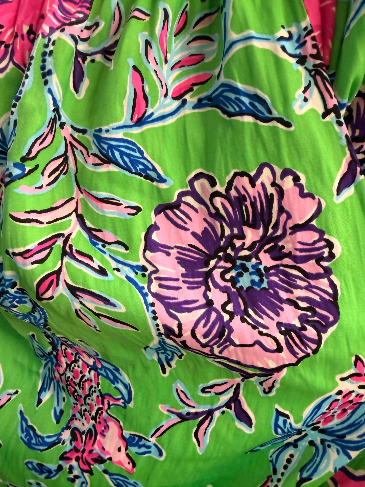 Top 3/4 Sleeve By Lilly Pulitzer In Green, Size: M