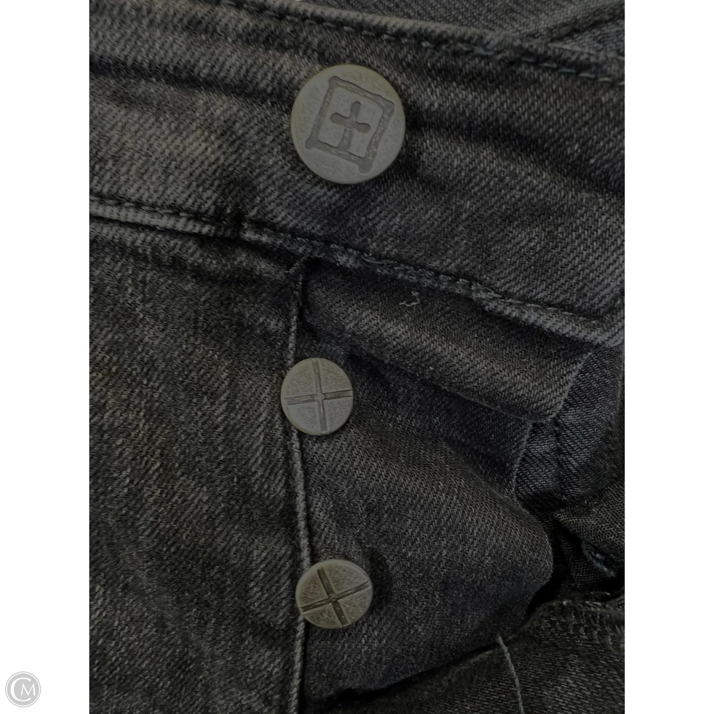 Jeans Skinny By Ksubi In Black Denim, Size: 10