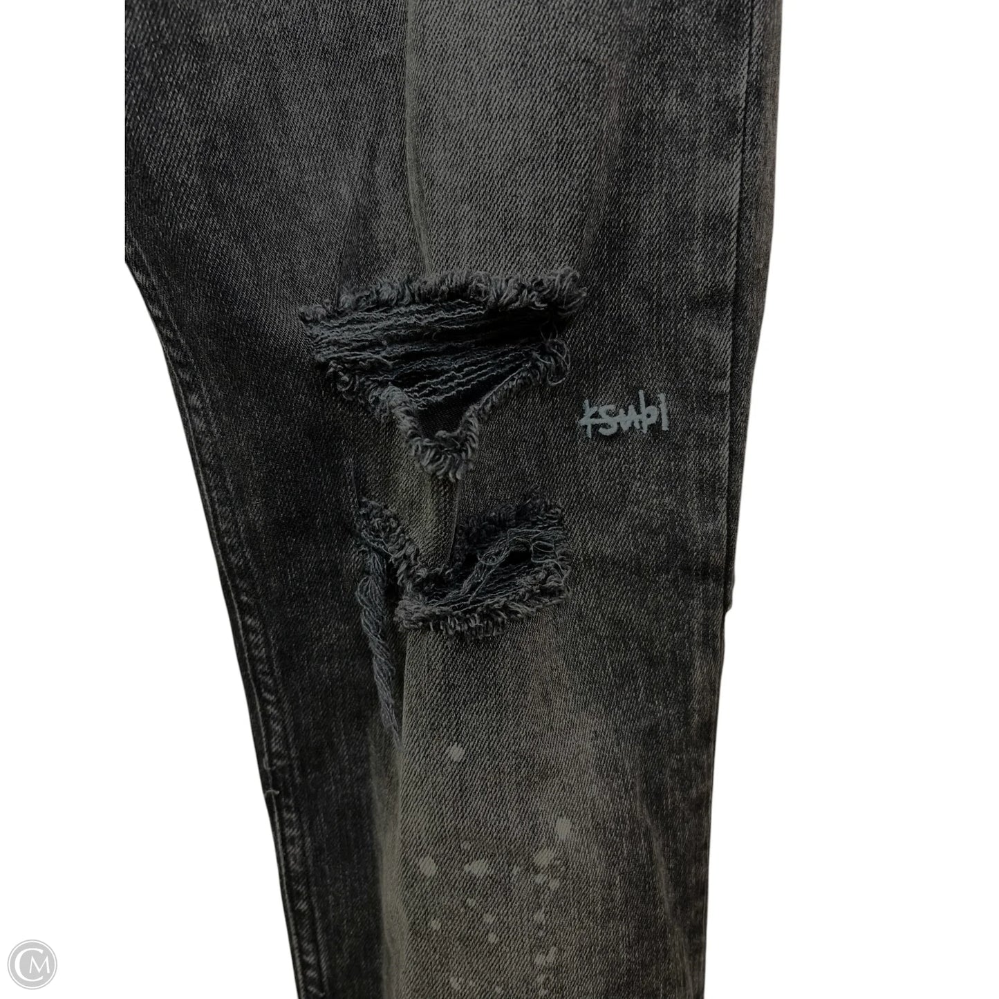 Jeans Skinny By Ksubi In Black Denim, Size: 10