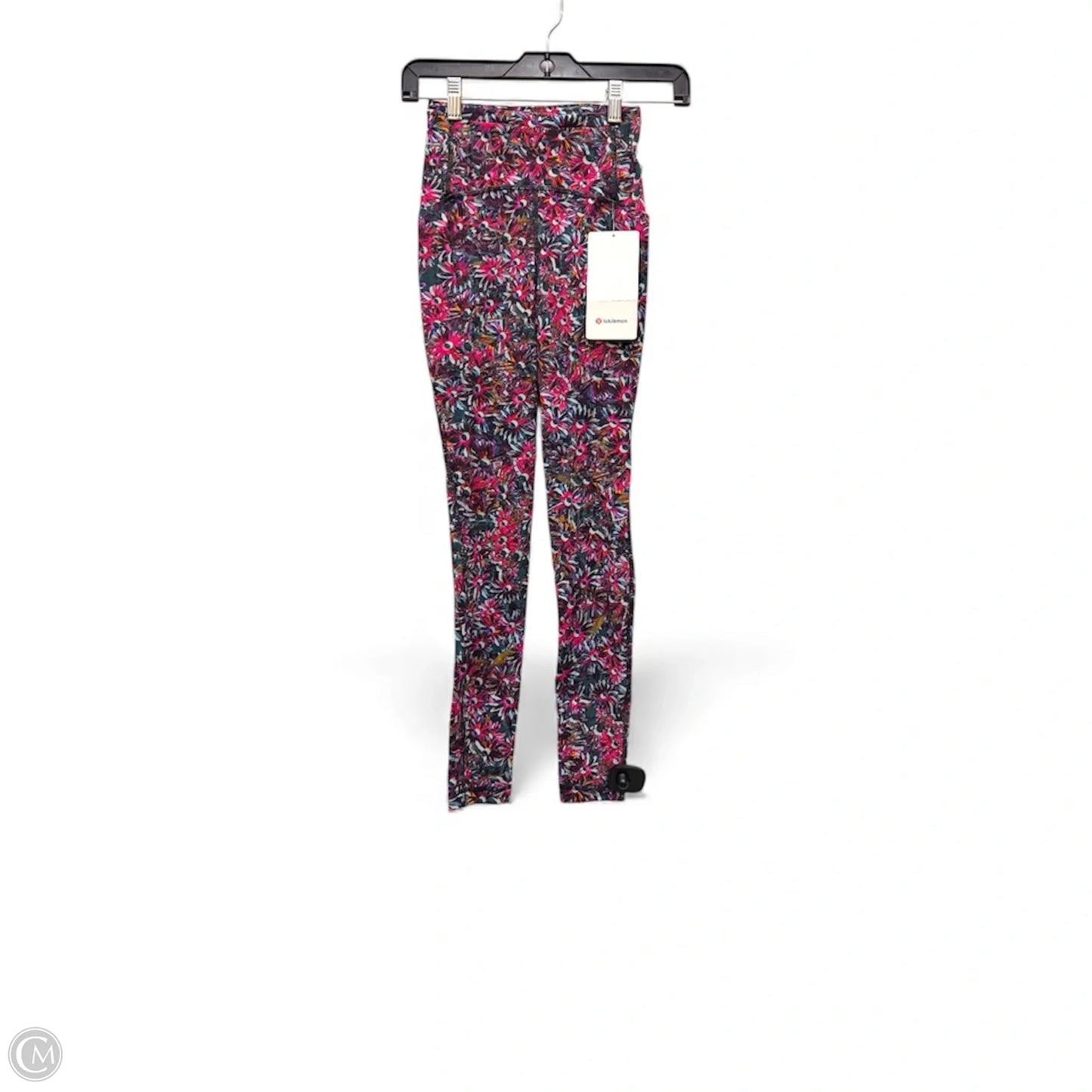 Athletic Leggings By Lululemon In Floral Print, Size: 0
