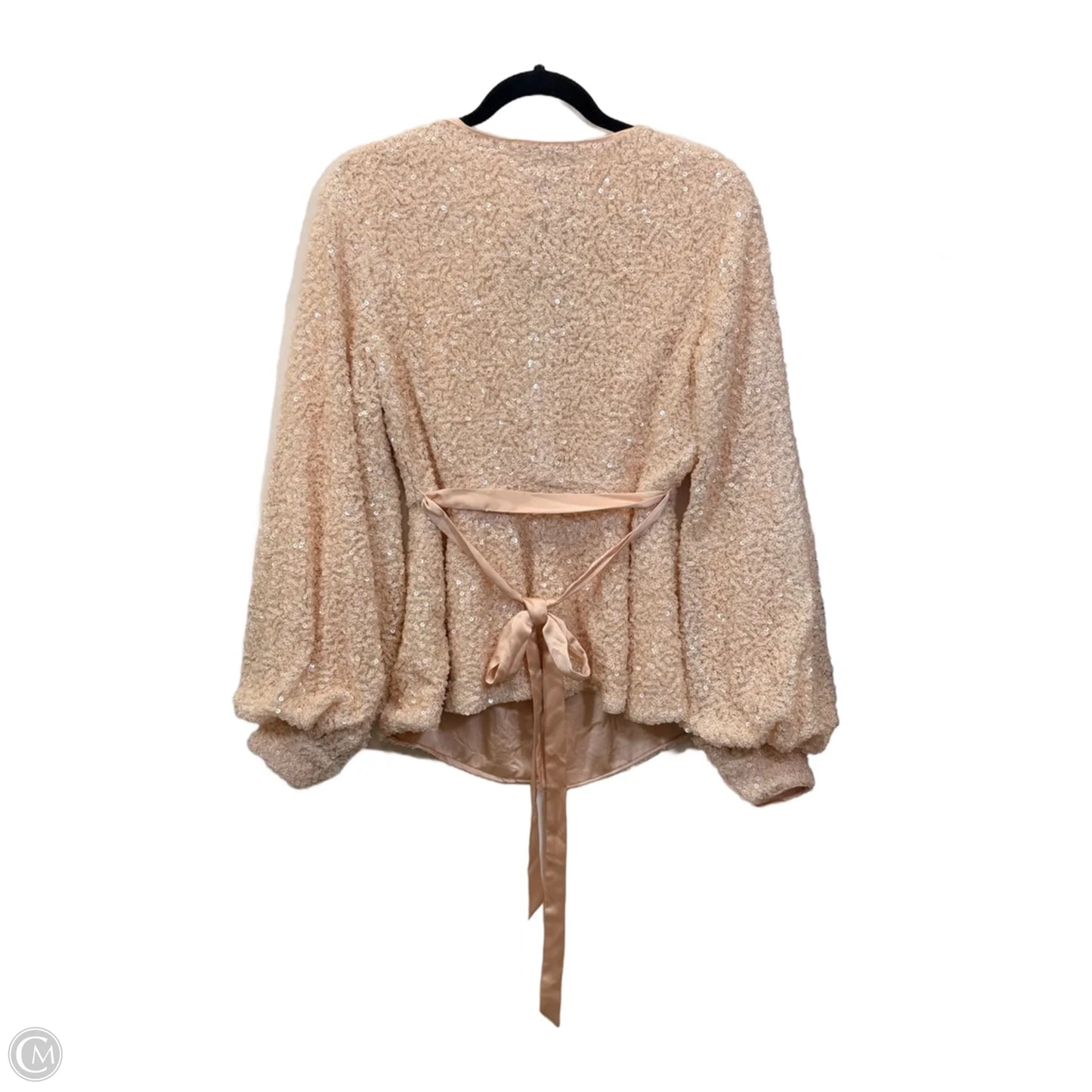 Blazer Luxury Designer By Micheal Costello X Revolve In Peach, Size: S