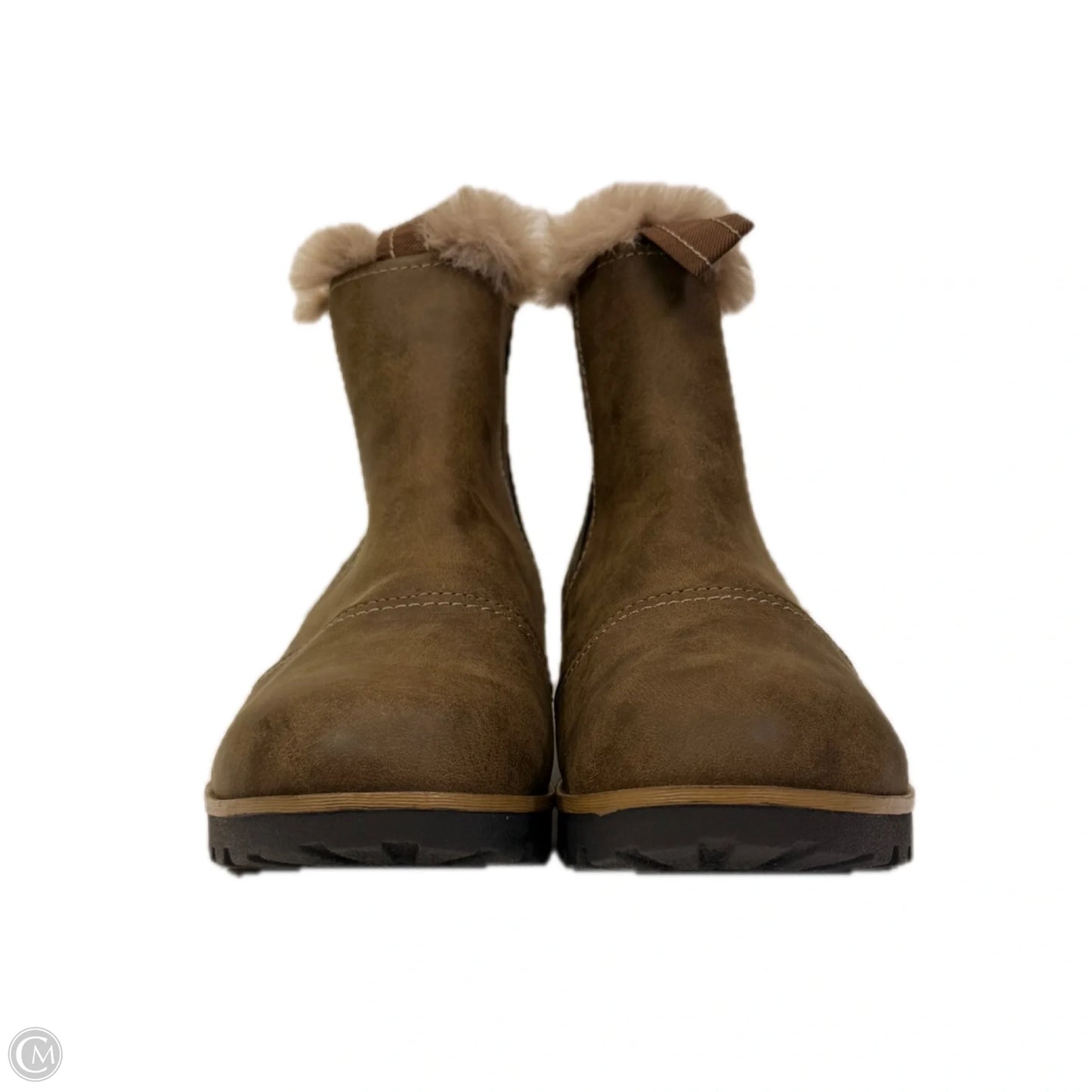 Boots Ankle Flats By Jbu By Jambu In Taupe, Size: 9