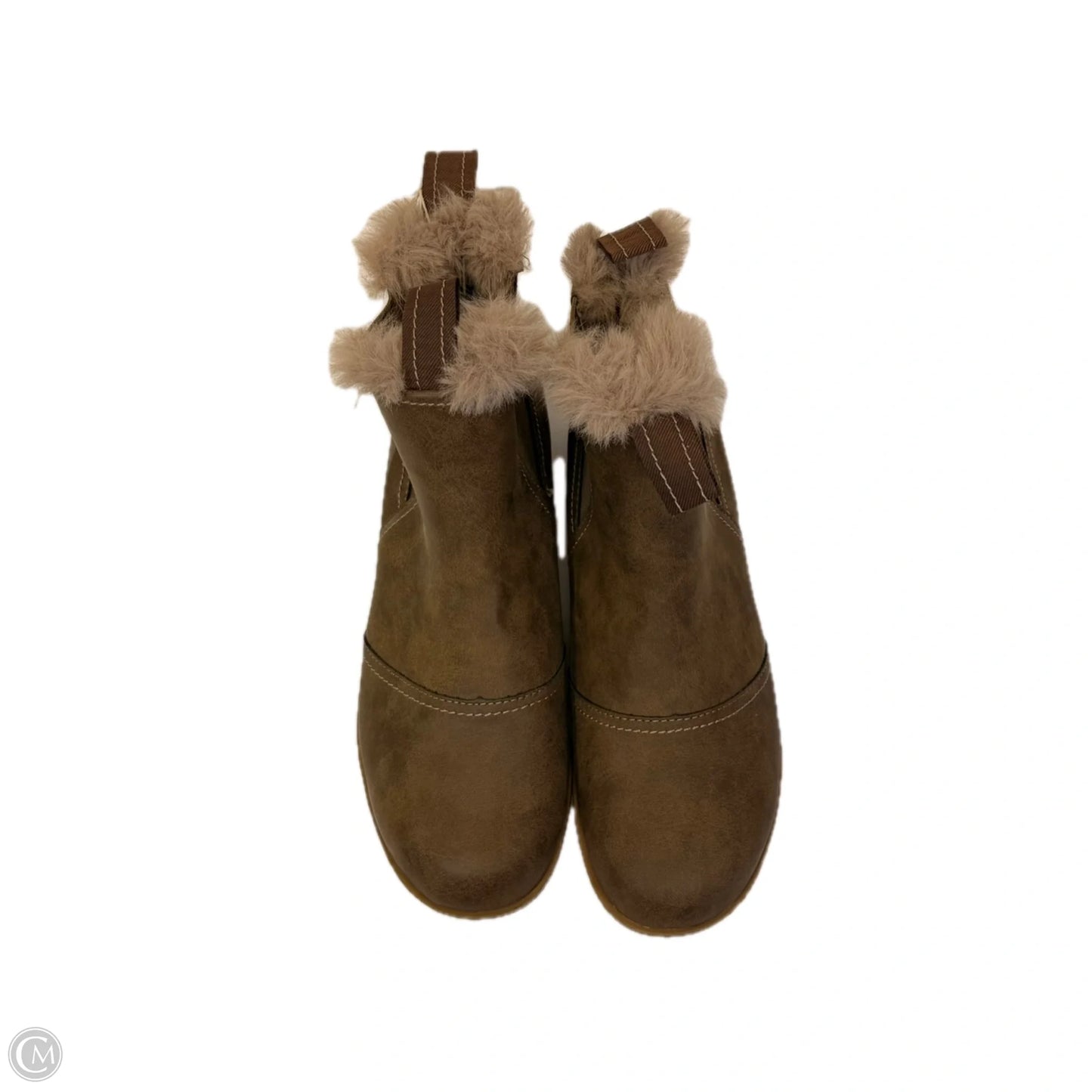 Boots Ankle Flats By Jbu By Jambu In Taupe, Size: 9