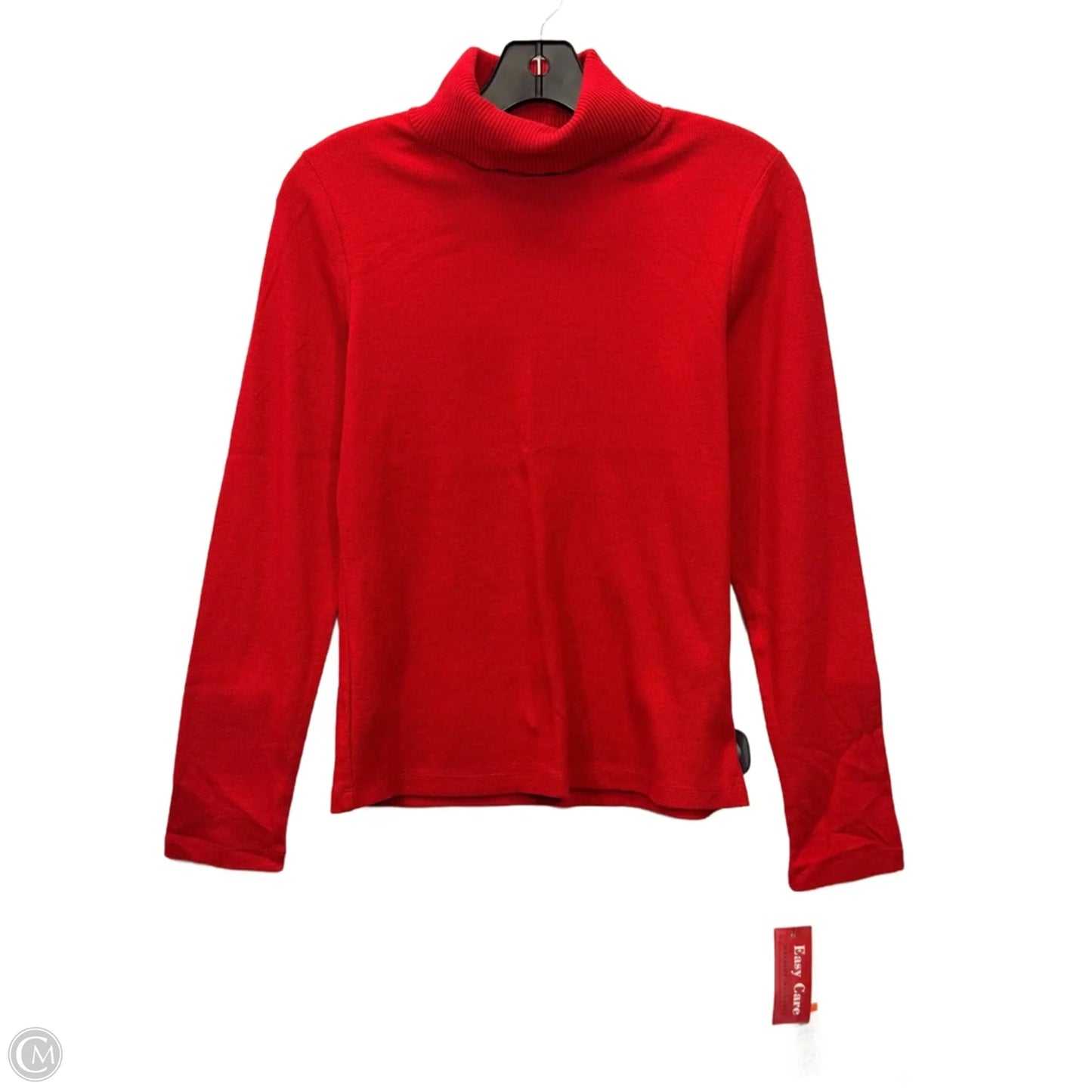Top Long Sleeve By Rafaella In Red, Size: S