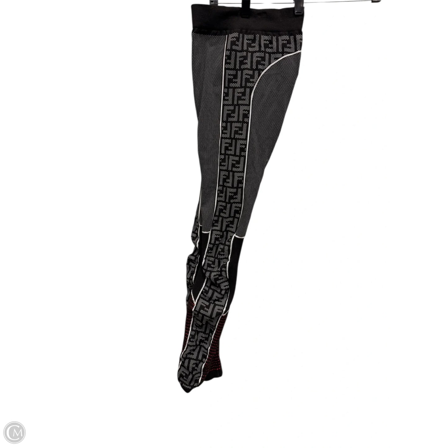 Pants Set 2pc By Fendi In Black & Red, Size: S