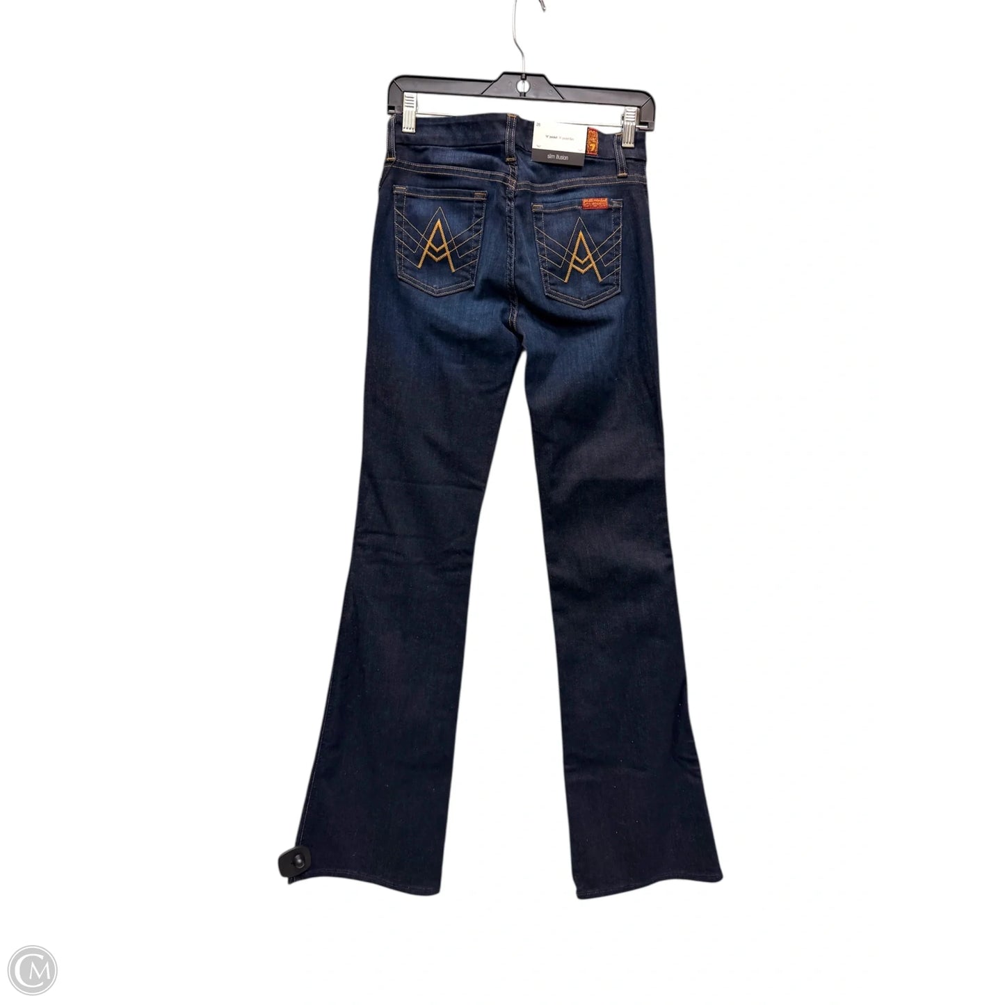 Jeans FLARE By 7 For All Mankind In Blue Denim, Size: 4