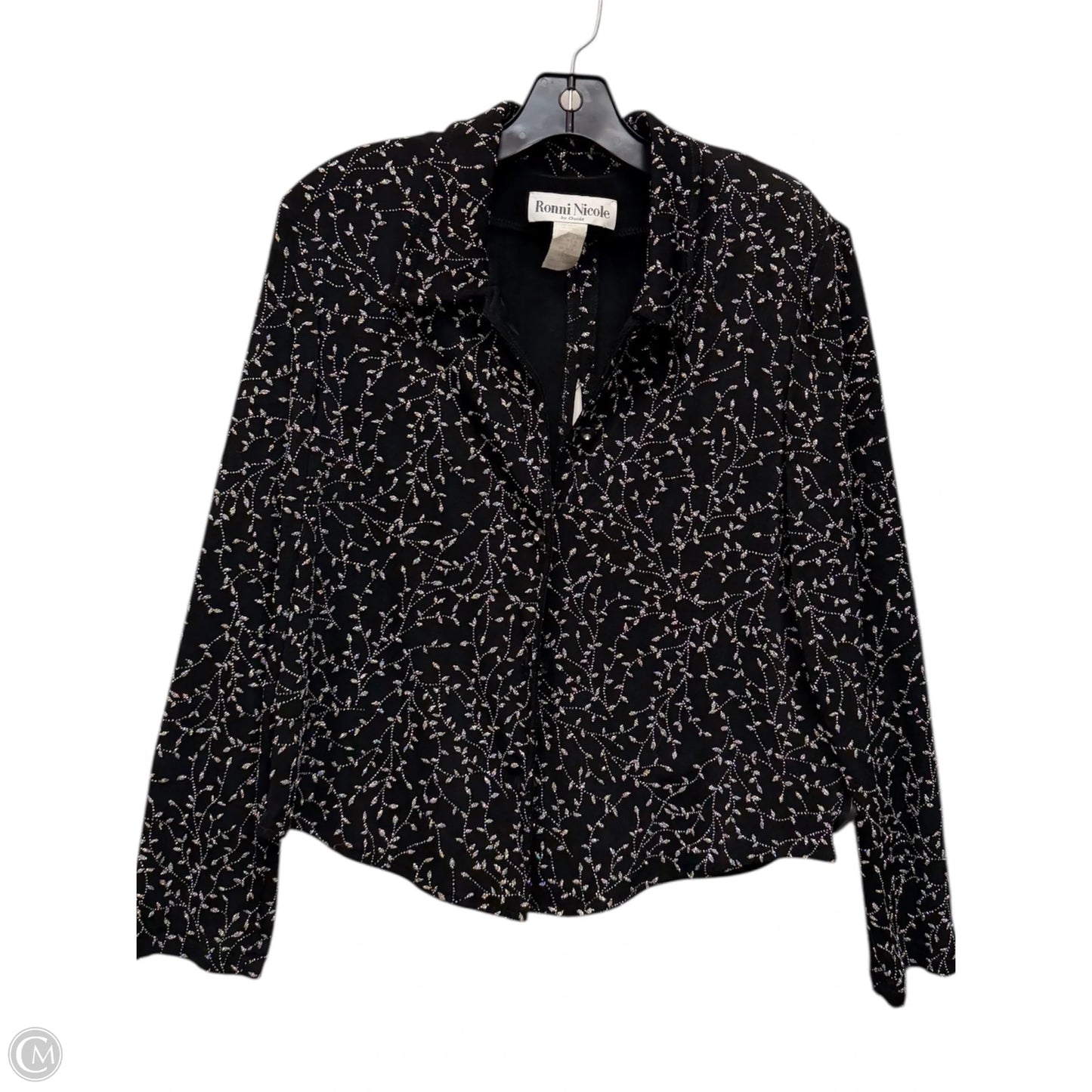 Top Long Sleeve By Ronnie Nicole In Multi-colored, Size: M