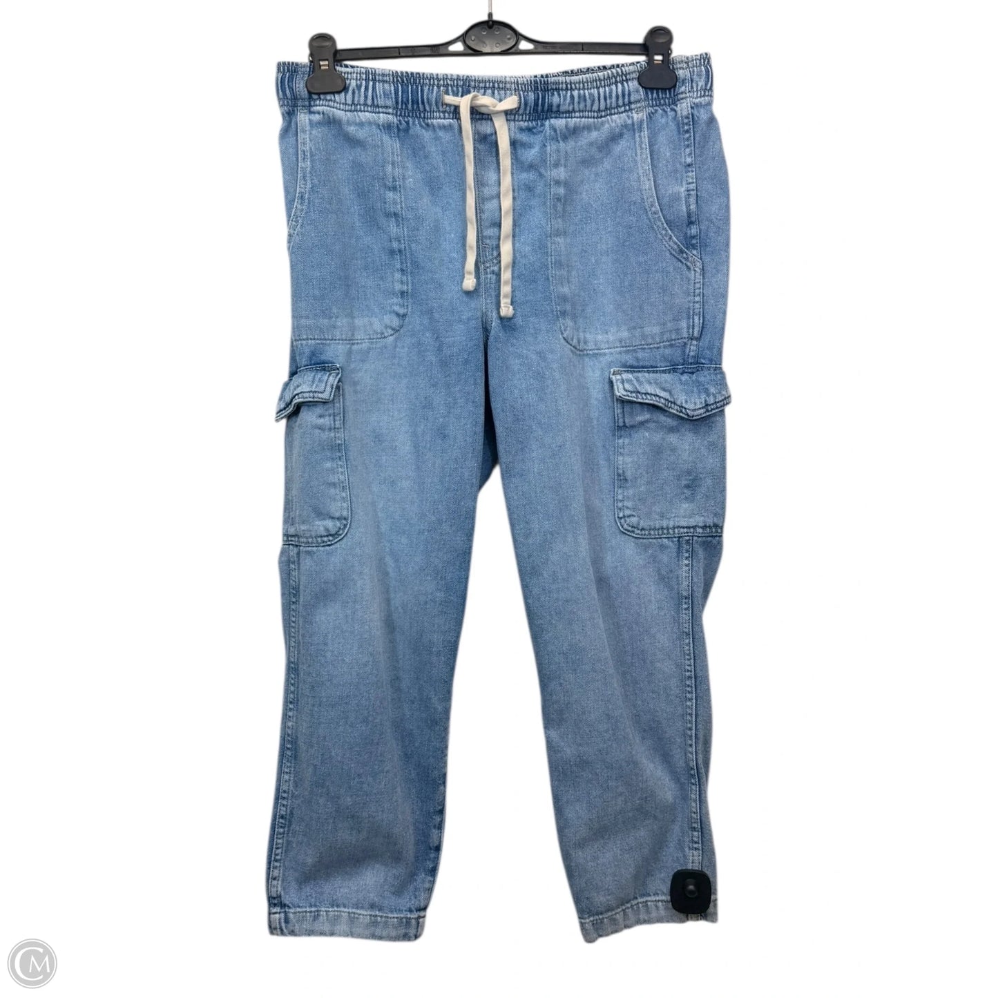 Jeans Straight By Gap In Blue Denim, Size: M