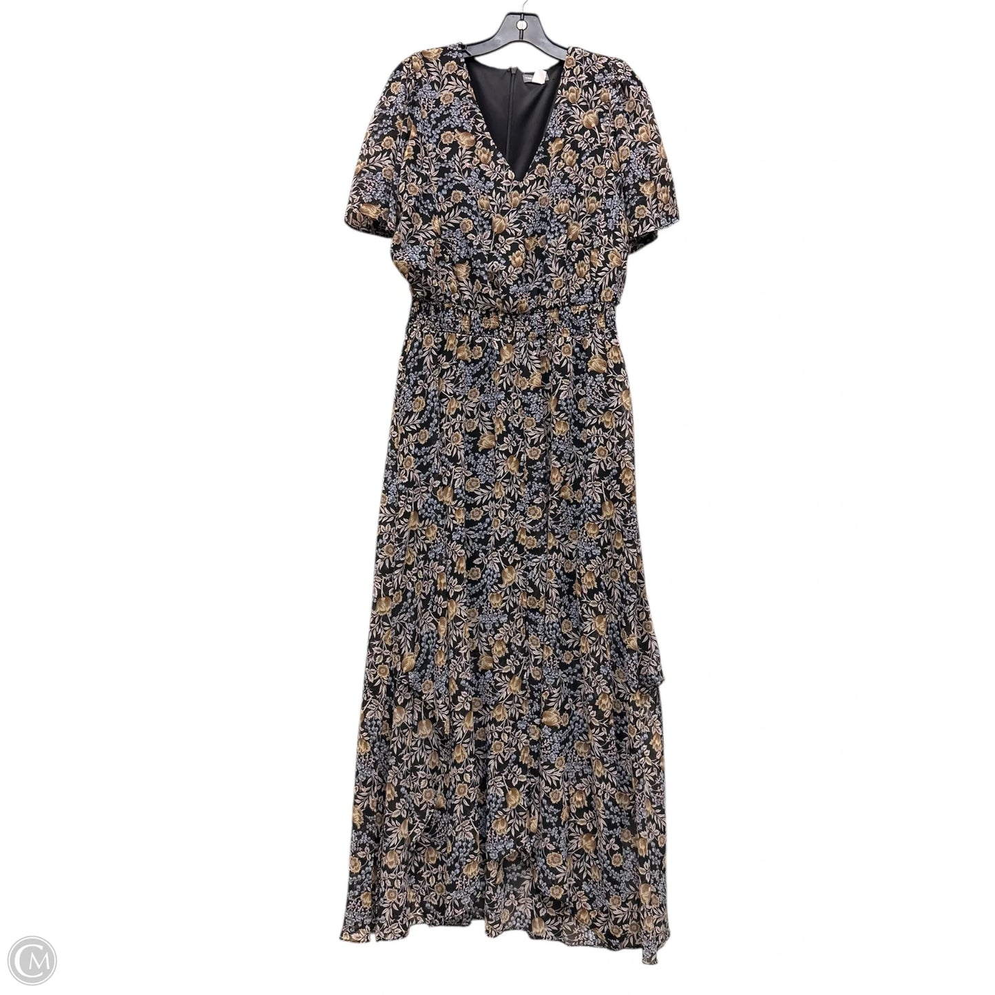 Dress Casual Maxi By Vince Camuto In Floral Print, Size: L