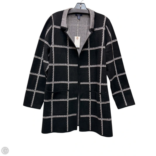 Cardigan Designer By Hatley In Black & Grey, Size: XL