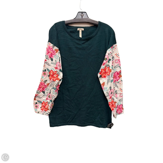 Top Long Sleeve By Matilda Jane In Floral Print, Size: M
