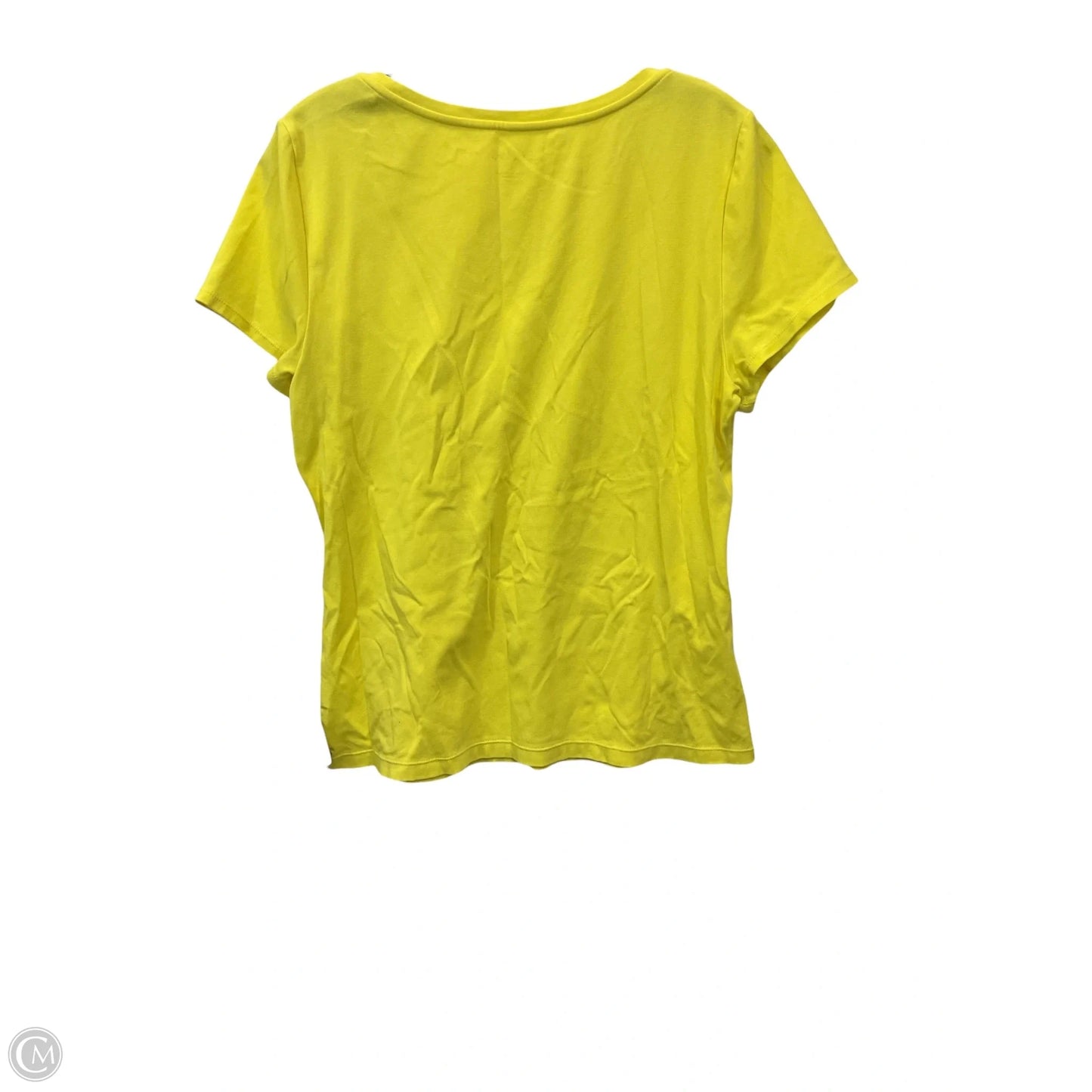 Top Short Sleeve Basic By Lilly Pulitzer In Yellow, Size: Xl