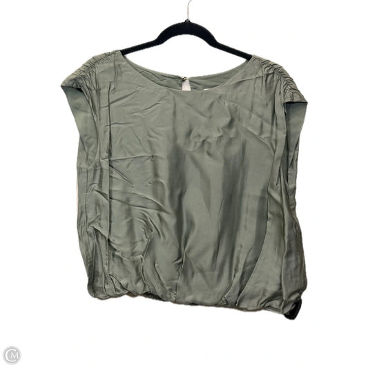 Top Short Sleeve Designer By Anthropologie In Green, Size: Xs