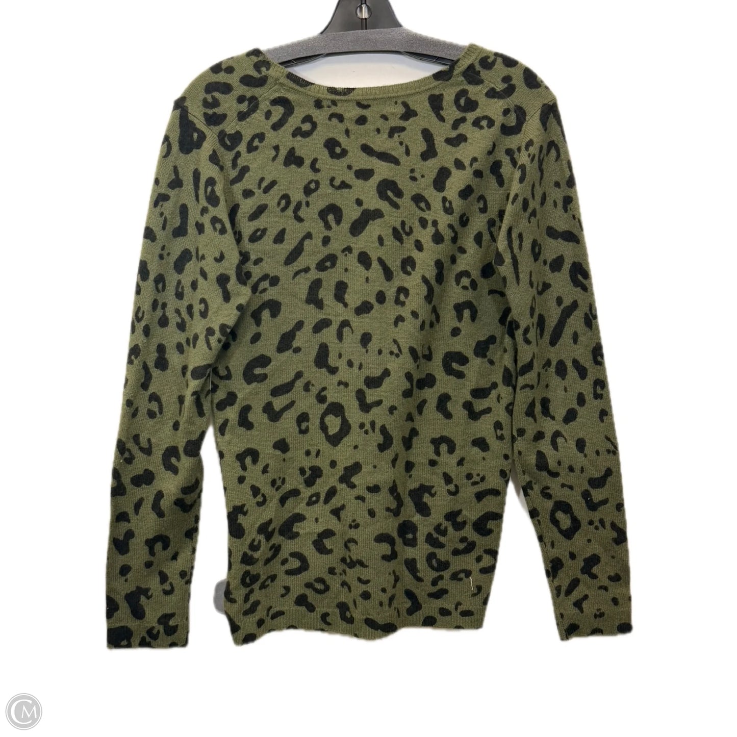 Sweater By Morgan Taylor In Animal Print, Size: L