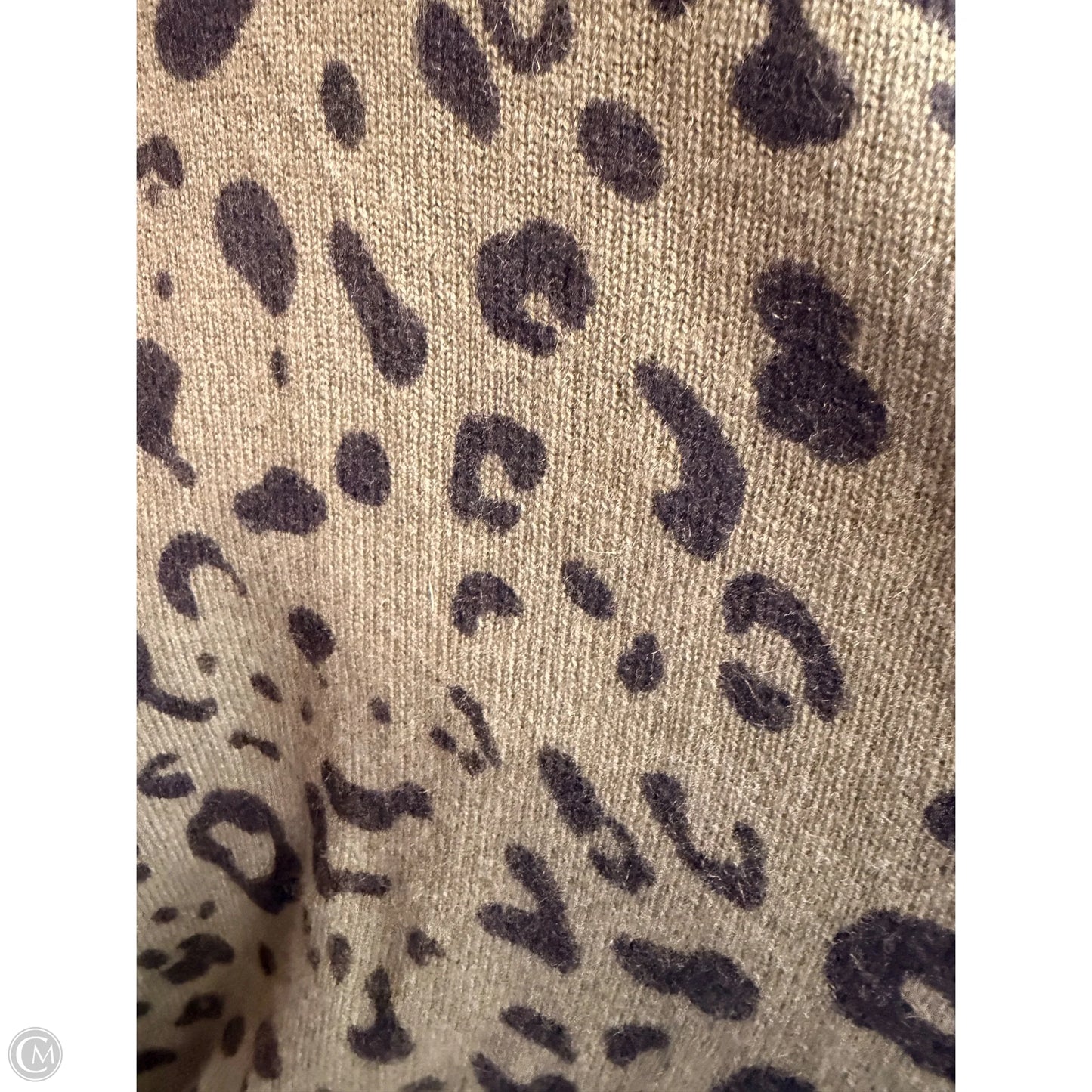 Sweater By Morgan Taylor In Animal Print, Size: L