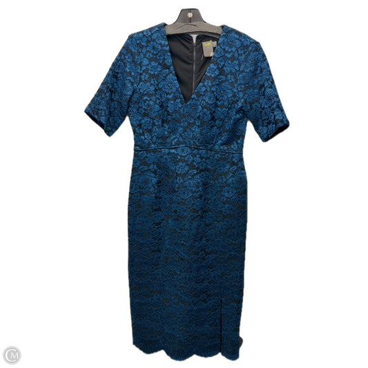 Dress Designer By Taylor In Black & Blue, Size: S