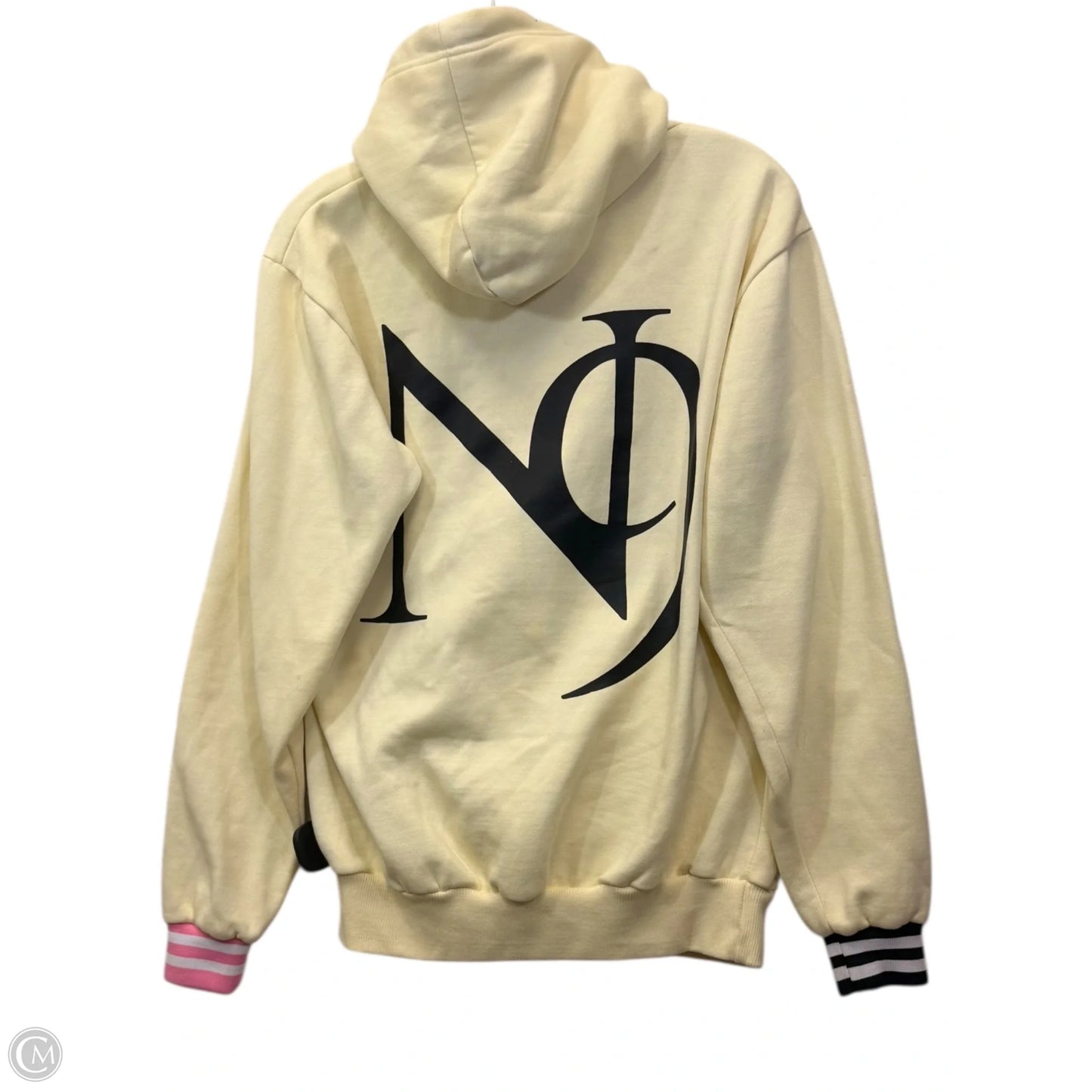 Sweatshirt Hoodie By Trendy Bear In Yellow, Size: M