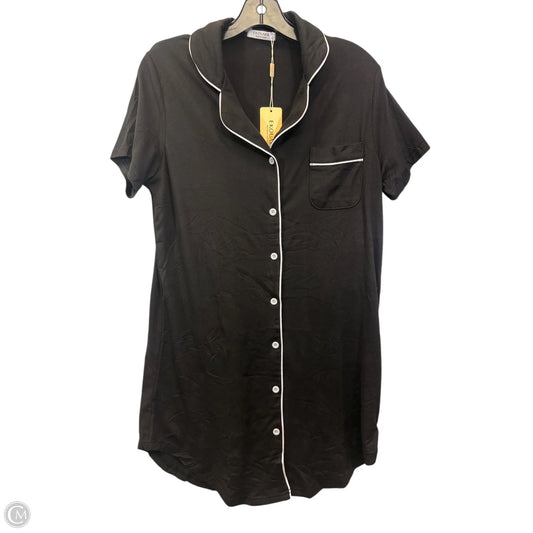 Pajama Pants By Ekouaer In Black & White, Size: S