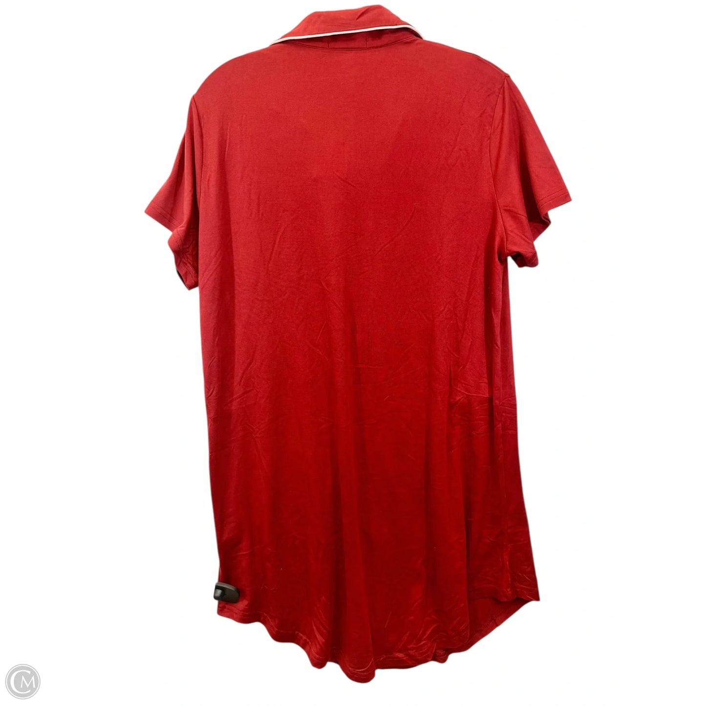 Pajama Pants By Ekouaer In Red & White, Size: S