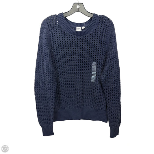Sweater By Gap In Navy, Size: L